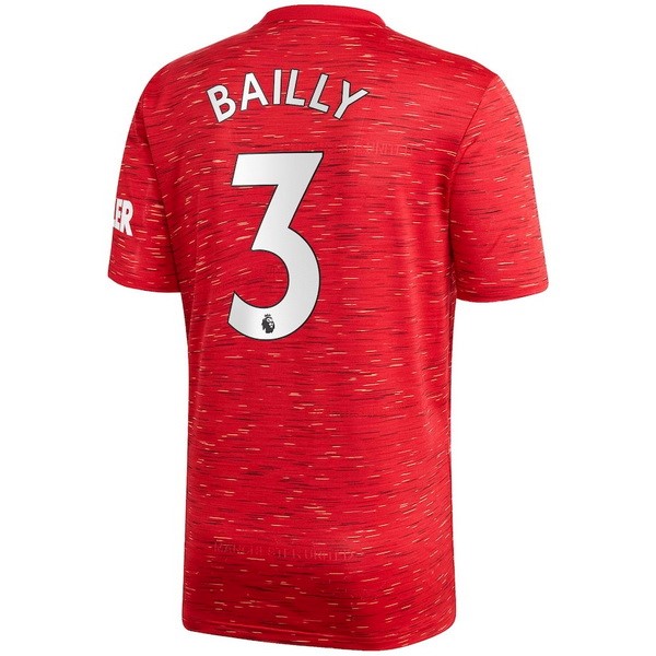 Maglia Manchester United NO.3 Bailly Prima 20/21 Rosso